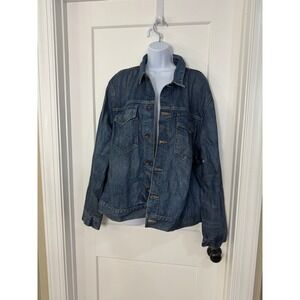 Todd Snyder Men's Selvedge‎ Denim Trucker Jacket Size XL Dylan Medium Wash $328